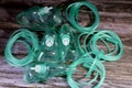 Oxygen mask, a mask that provides a method to transfer breathing oxygen gas from a storage tank to the lungs, Oxygen masks may