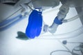 Oxygen mask in surgery hospital operating room Royalty Free Stock Photo