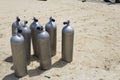 Oxygen Tanks Royalty Free Stock Photo