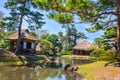 Oyakuen medicinal herb garden in Aizuwakamatsu, Fukushima, Japan Royalty Free Stock Photo