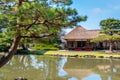 Oyakuen medicinal herb garden in Aizuwakamatsu, Fukushima, Japan Royalty Free Stock Photo