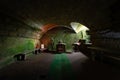 The monastery cell in the ruins of Burg Oybin, founded as Celestines monastery 1369 in the Zittau Mountains on the border of Ger