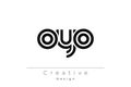 OYO Creative Unique Modern Letter Logo Design Royalty Free Stock Photo