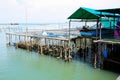 Oyster farm Royalty Free Stock Photo