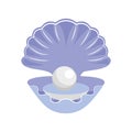 Oyster cartoon Royalty Free Stock Photo