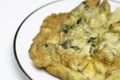 Oyster omelet fire with egg