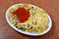 Oyster omelet