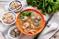 Oyster and pork intestine vermicelli is a popular food in Taiwan