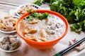 Oyster and pork intestine vermicelli is a popular food in Taiwan