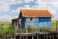 Oyster village Oleron France Royalty Free Stock Photo