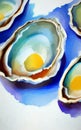 Oysters - abstract digital art