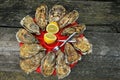 Oysters plate, Cancale