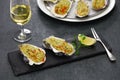 Oysters rockefeller Royalty Free Stock Photo