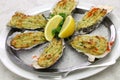 Oysters rockefeller Royalty Free Stock Photo