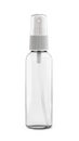 2 oz Clear Antibacterial Hand Sanitizer, Lens Cleaner, Antifog or Delay Spray Isolated on White Background.