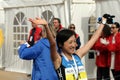 Ozaki Akemi of Japan Marathon Winner Royalty Free Stock Photo