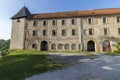 Ozalj medival castle in town Ozalj, Croatia Royalty Free Stock Photo