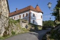 Ozalj medival castle in town Ozalj, Croatia Royalty Free Stock Photo