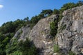 Ozark Cliffs and Trees Landscape Royalty Free Stock Photo