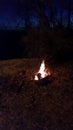 Ozark Mountain Bonfire Royalty Free Stock Photo