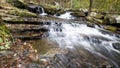 Waterfall along Collins Creek in Herber Springs Arkansas Royalty Free Stock Photo