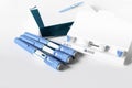 Ozempic Insulin injection pen or insulin cartridge pen for diabetics Royalty Free Stock Photo