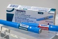 Ozempic semaglutide injection pens and box. Ozempic is a medication for obesity