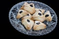 Ozney haman bakery symbol of the Jewish holiday of Purim