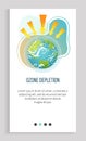 Ozone Depletion Earth App Slider