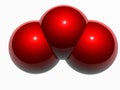 Ozone molecule 3D