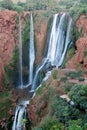 Ozud Waterfall in Morocco Royalty Free Stock Photo