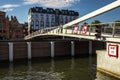 OÃâowianka Island Footbridge in the historical center of Gdansk Royalty Free Stock Photo