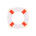 Lifebuoy and lifeguard, lifesaver, ring lifebuoys life safety survival swimming saver concept.