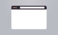 Browser mockup screen and browser windows for internet ui. Royalty Free Stock Photo