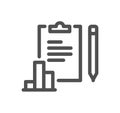Clipboard related icon. Royalty Free Stock Photo