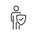 Insurance related icon.