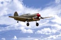 P-40 Landing Royalty Free Stock Photo