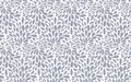 abstract shape seamless pattern trendy floral leaf shapes ornamental decorative vector texture Royalty Free Stock Photo