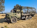 P-19 Danube radar on the ZIL 131 Royalty Free Stock Photo