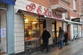 P.E.Larsen danish butcher shop in Copenhagen Denmark Royalty Free Stock Photo