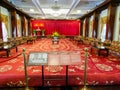 The Conference Hall in the former Presidential Palace, Saigon, Vietnam Royalty Free Stock Photo