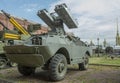 9P31-fighting vehicle with four 9M31 missiles antiaircraft- miss