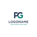 P an G letter logo icon, infinity PG letter logo icon vector template Royalty Free Stock Photo