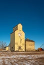 P&H Grain Elevator in Mossleigh, Alberta Royalty Free Stock Photo