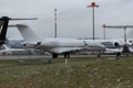 P4-HBK Bombardier Global 5000 jet in Zurich in Switzerland