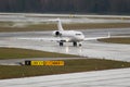 P4-HBK Bombardier Global 5000 jet in Zurich in Switzerland