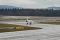 P4-HBK Bombardier Global 5000 jet in Zurich in Switzerland