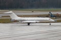 P4-HBK Bombardier Global 5000 jet in Zurich in Switzerland