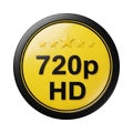 720p hd video quality indicator Royalty Free Stock Photo