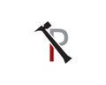 p letter repair logo